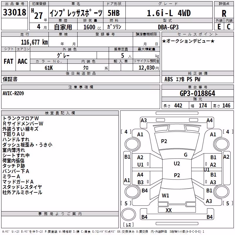 SUBARU IMPREZA