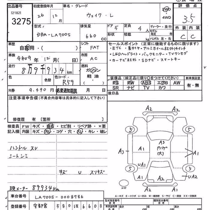 DAIHATSU WAKE