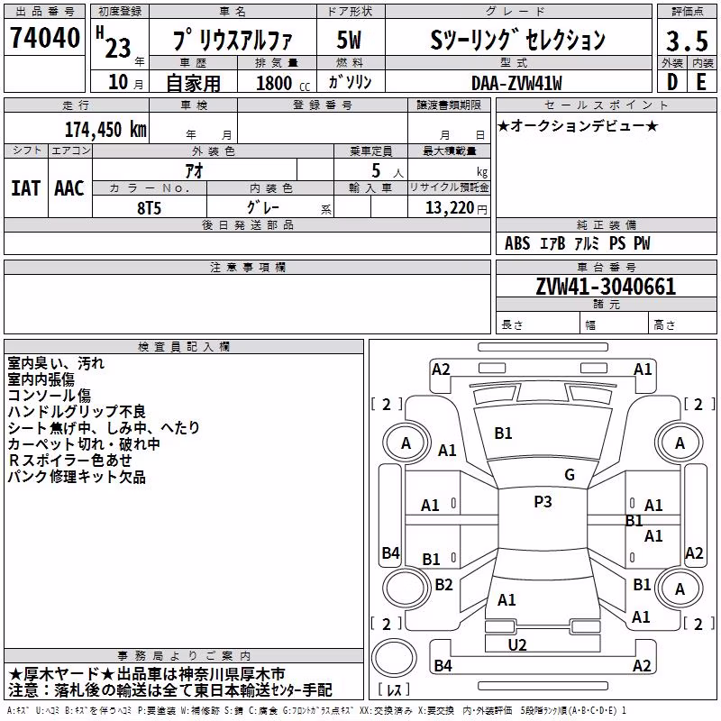 TOYOTA PRIUS ALPHA