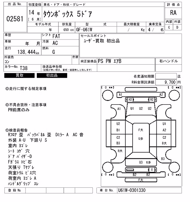 MITSUBISHI TOWN BOX
