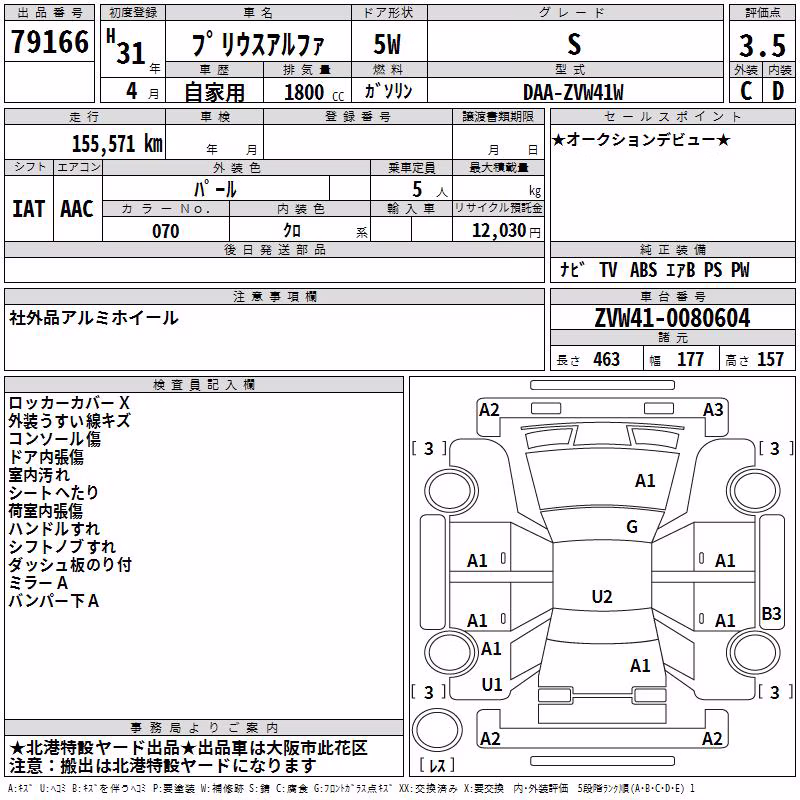TOYOTA PRIUS ALPHA