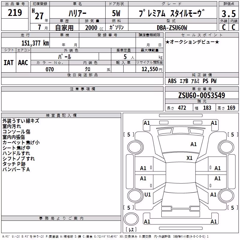TOYOTA HARRIER