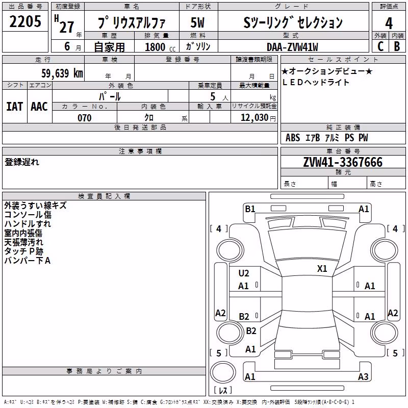 TOYOTA PRIUS ALPHA
