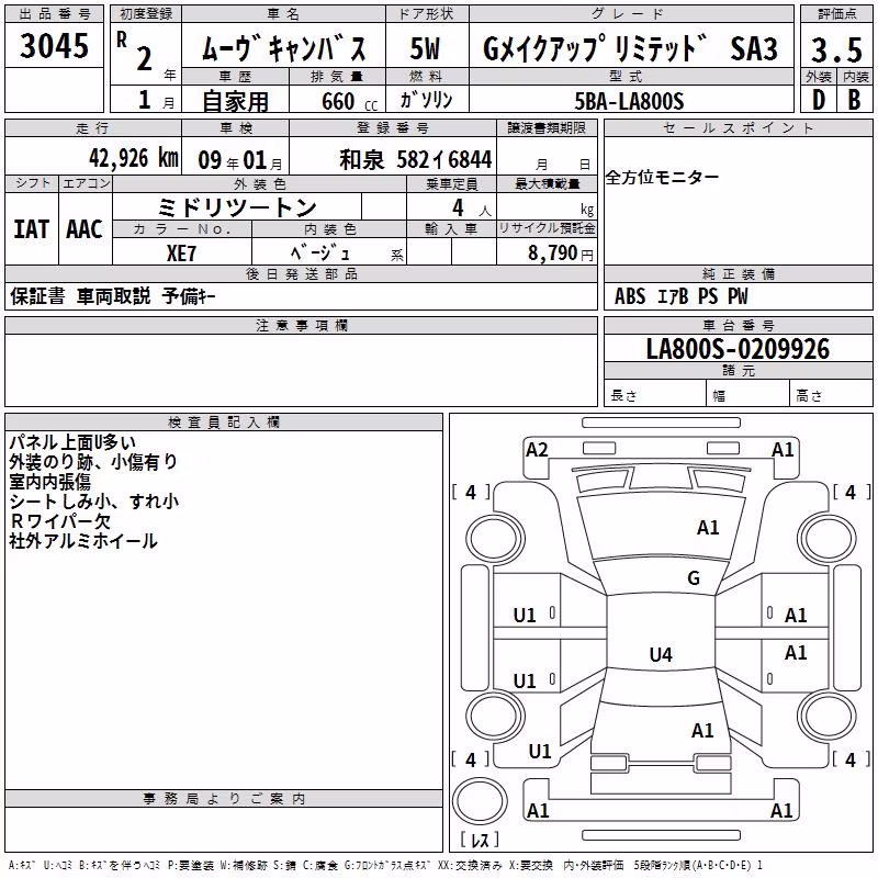 DAIHATSU MOVE CANBUS
