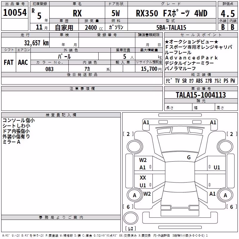 LEXUS RX350