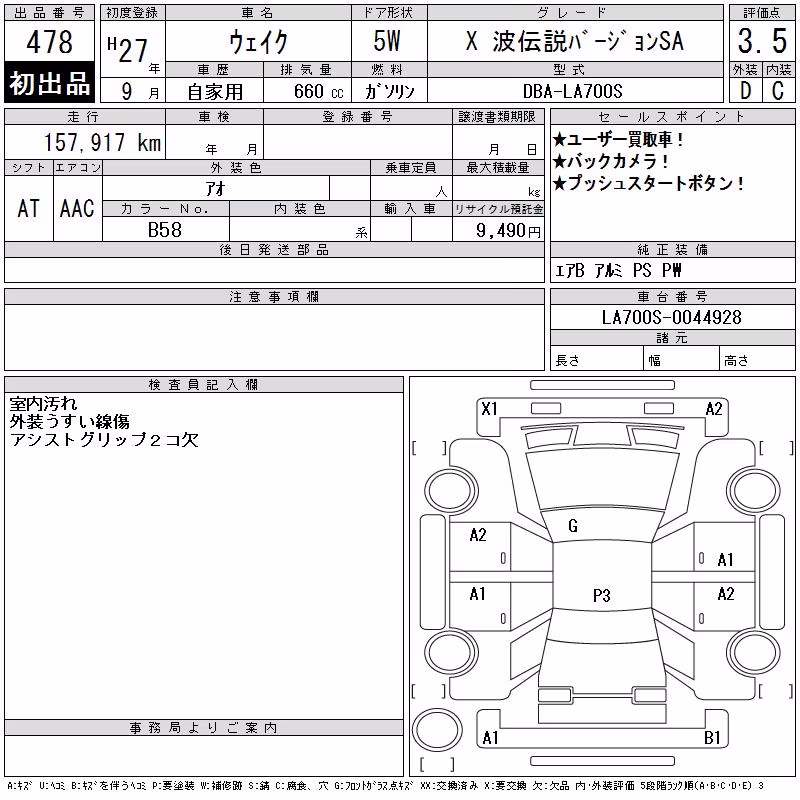 DAIHATSU WAKE