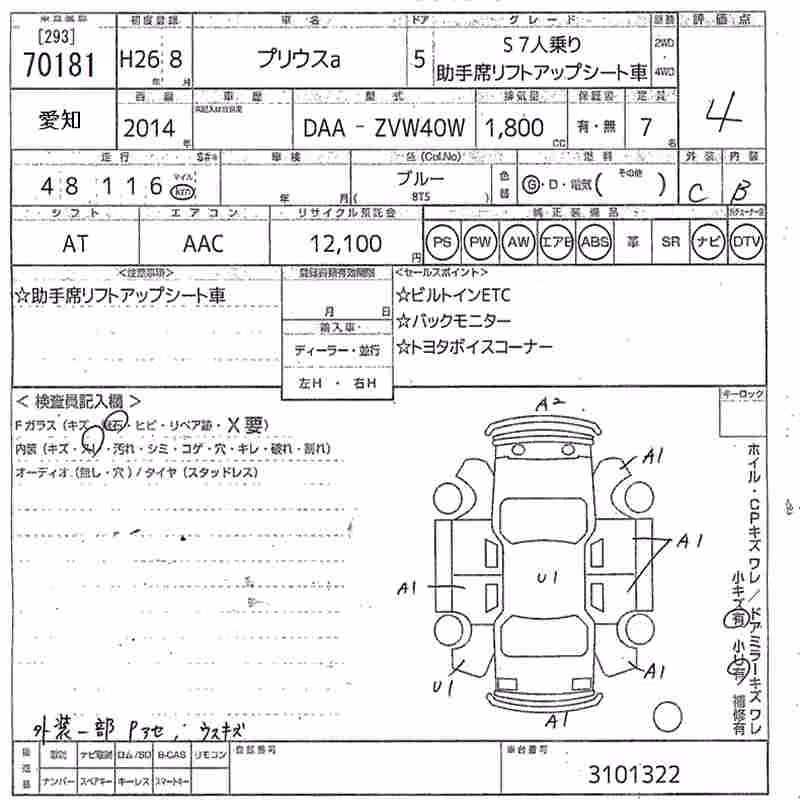 TOYOTA PRIUS ALPHA