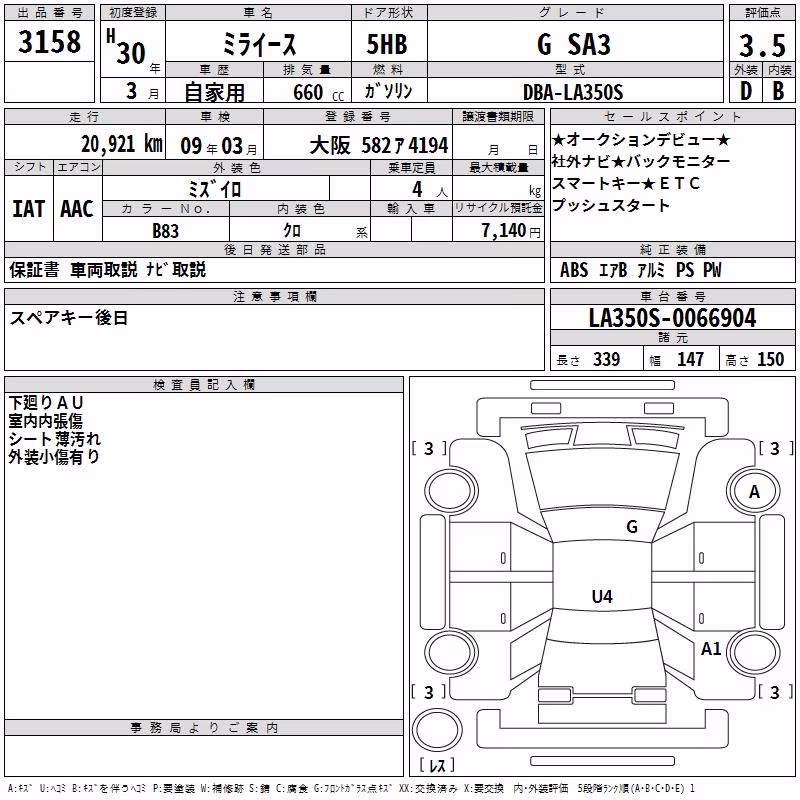 DAIHATSU MIRA E:S