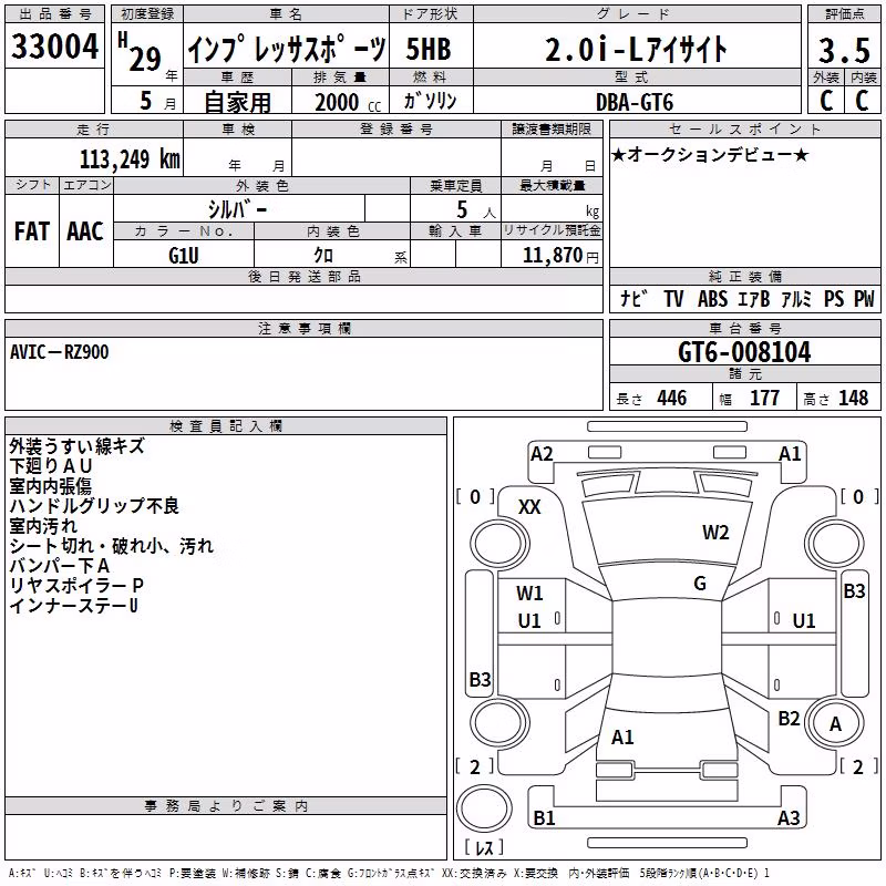 SUBARU IMPREZA