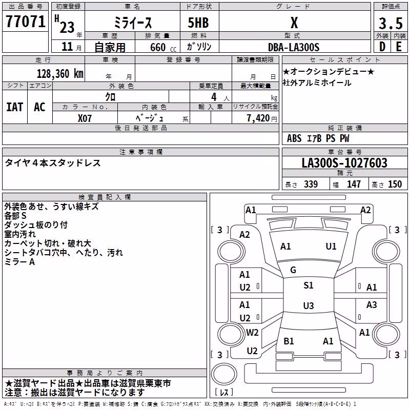 DAIHATSU MIRA E:S