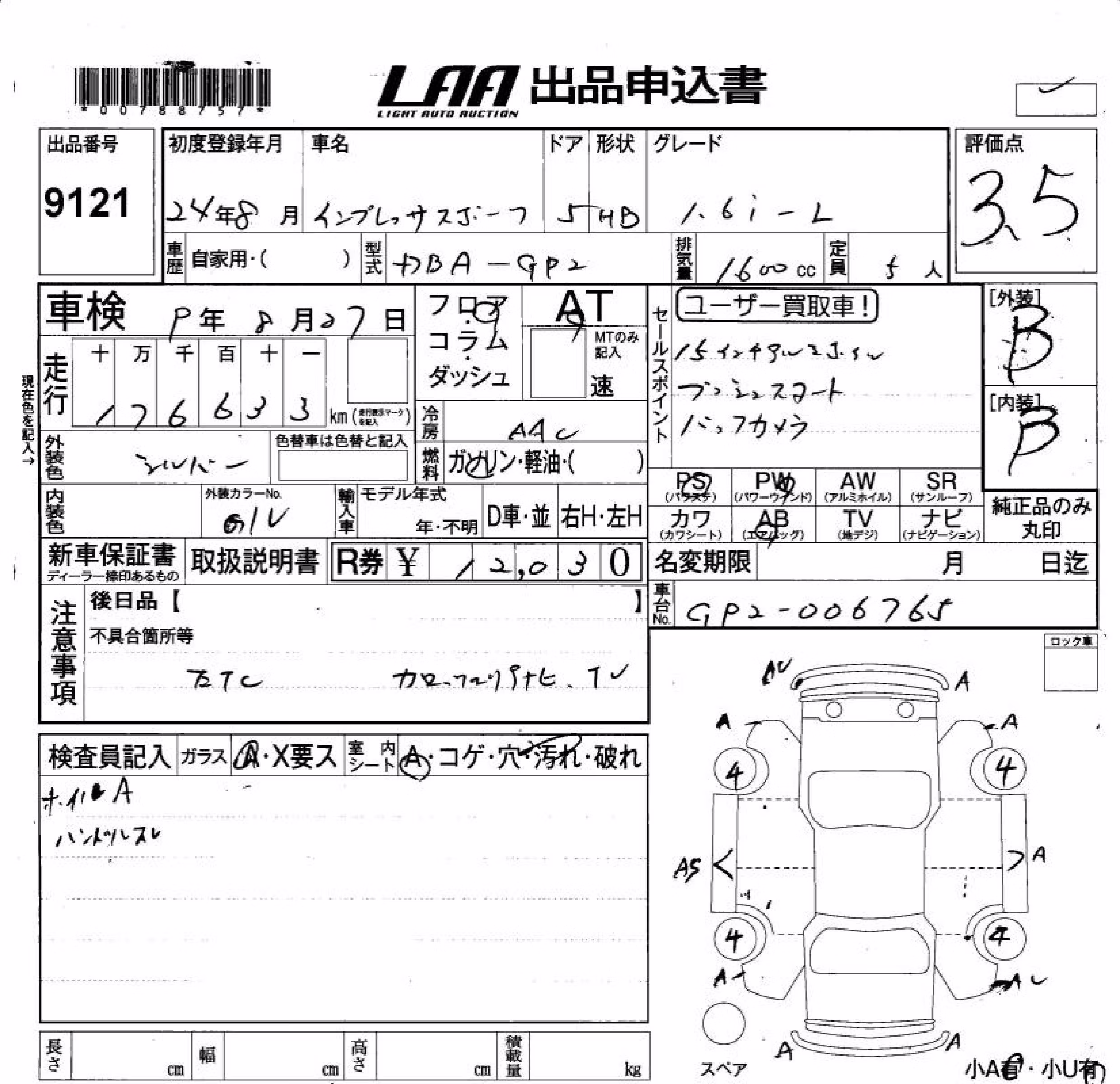 SUBARU IMPREZA