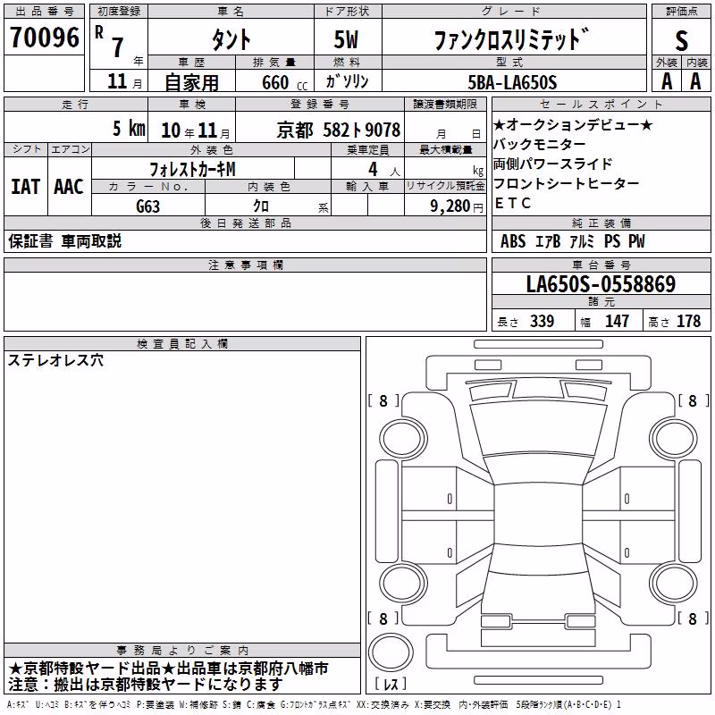 DAIHATSU TANTO