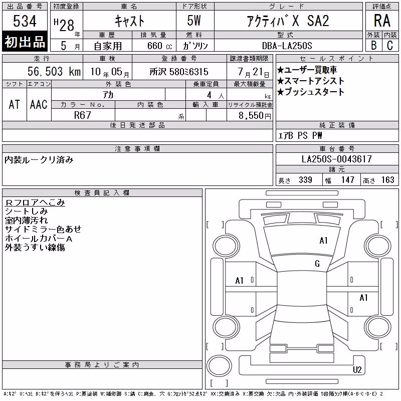 DAIHATSU CAST