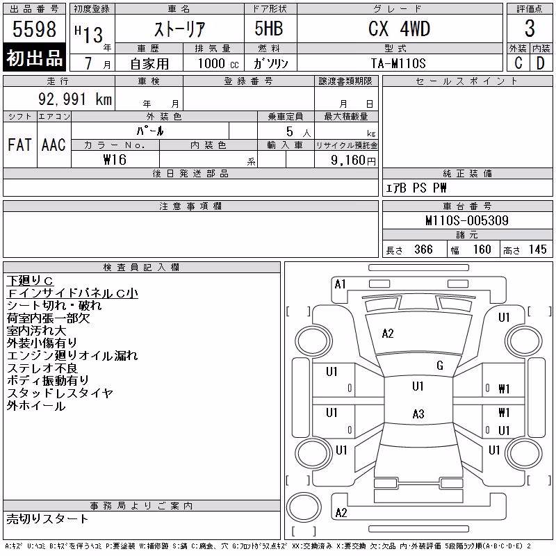 DAIHATSU STORIA