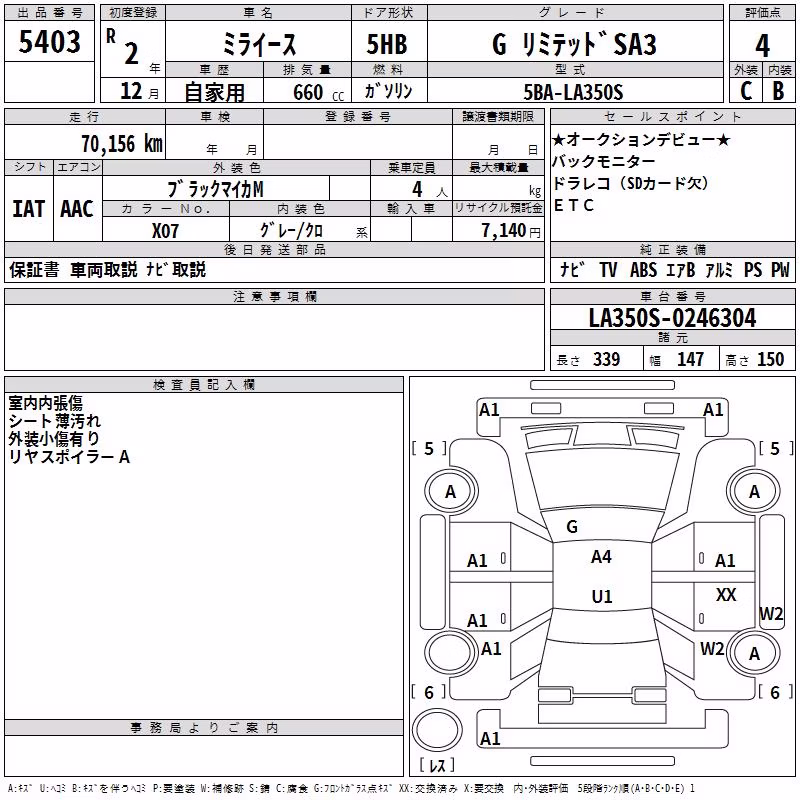 DAIHATSU MIRA E:S