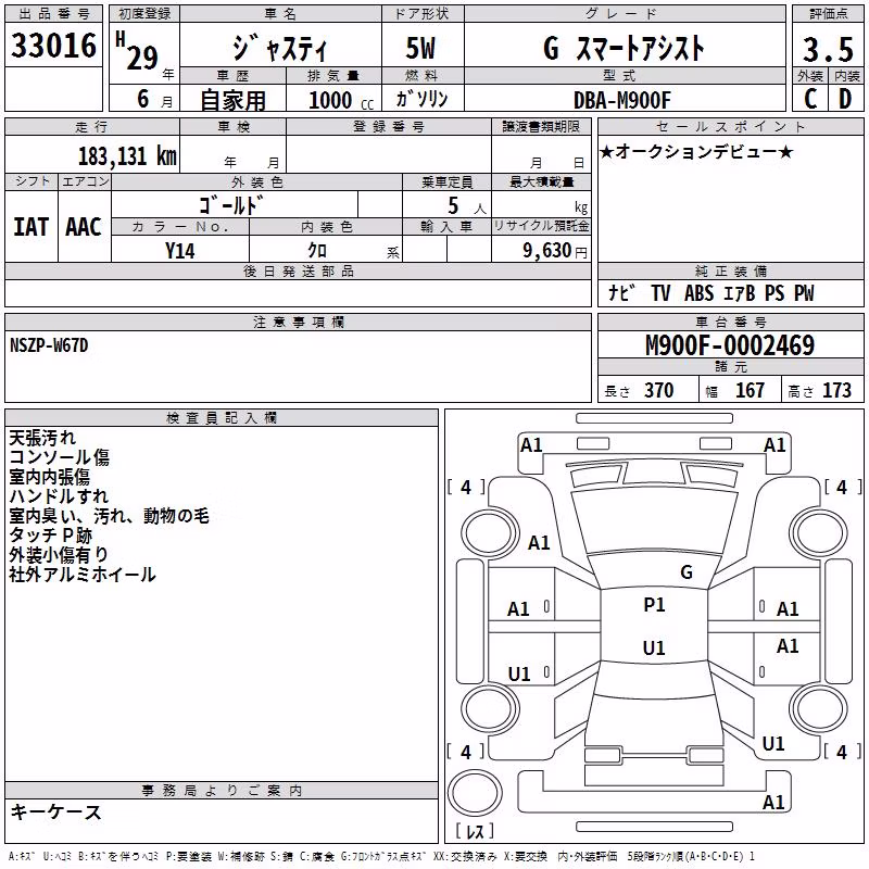 SUBARU JUSTY