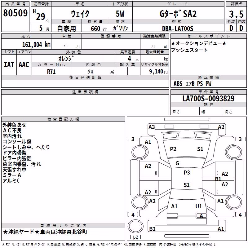 DAIHATSU WAKE