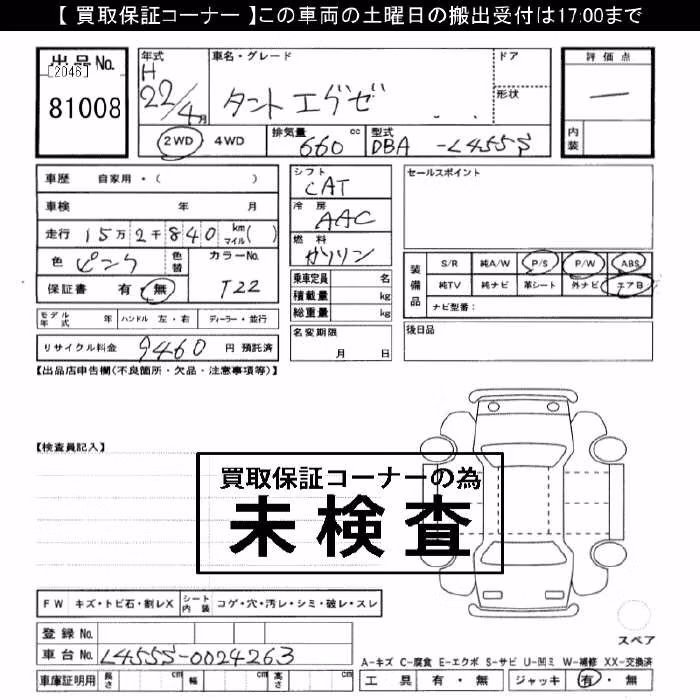 DAIHATSU TANTO EXE