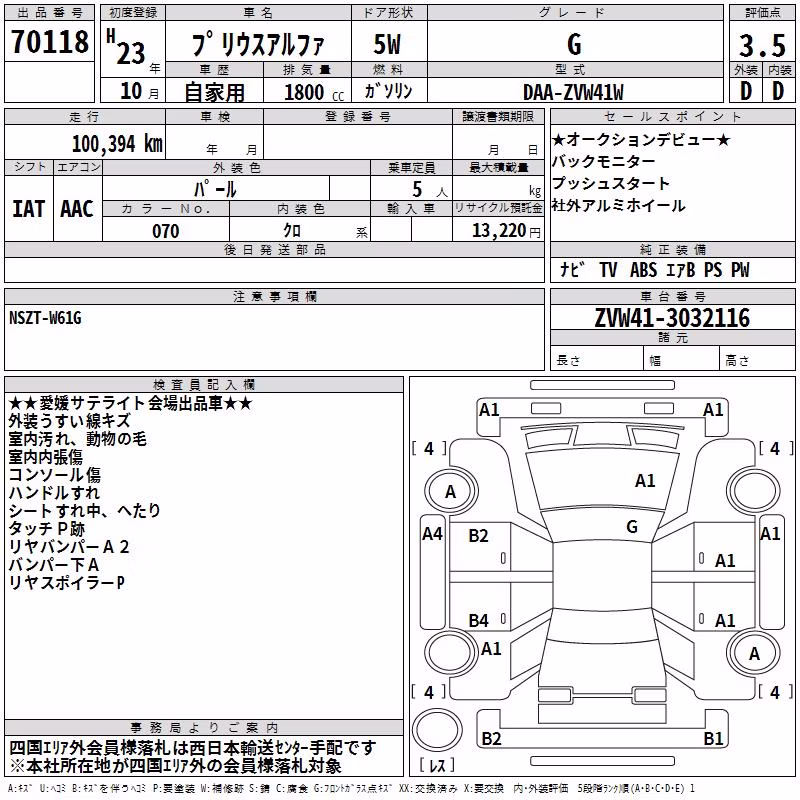 TOYOTA PRIUS ALPHA