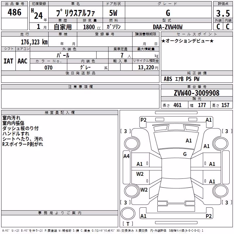 TOYOTA PRIUS ALPHA