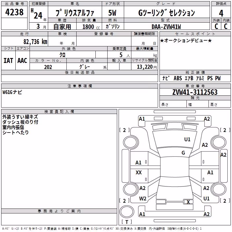 TOYOTA PRIUS ALPHA