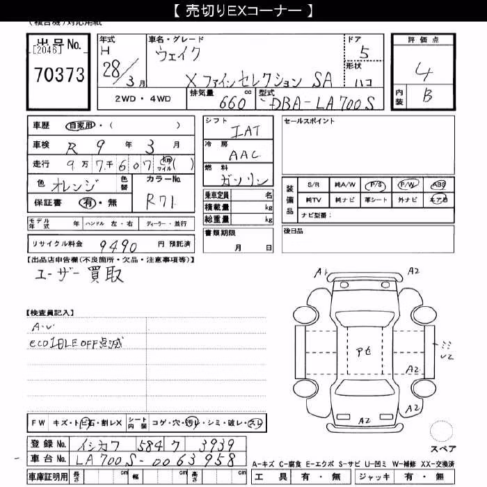 DAIHATSU WAKE