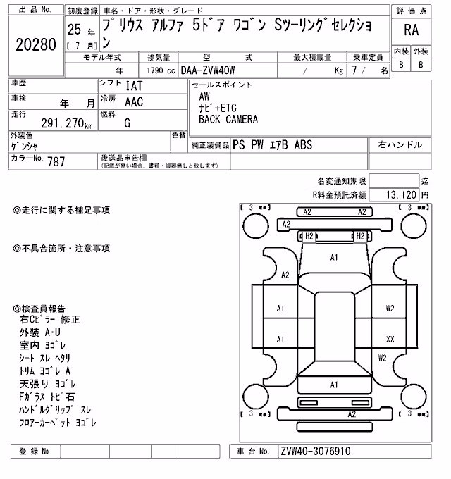 TOYOTA PRIUS ALPHA