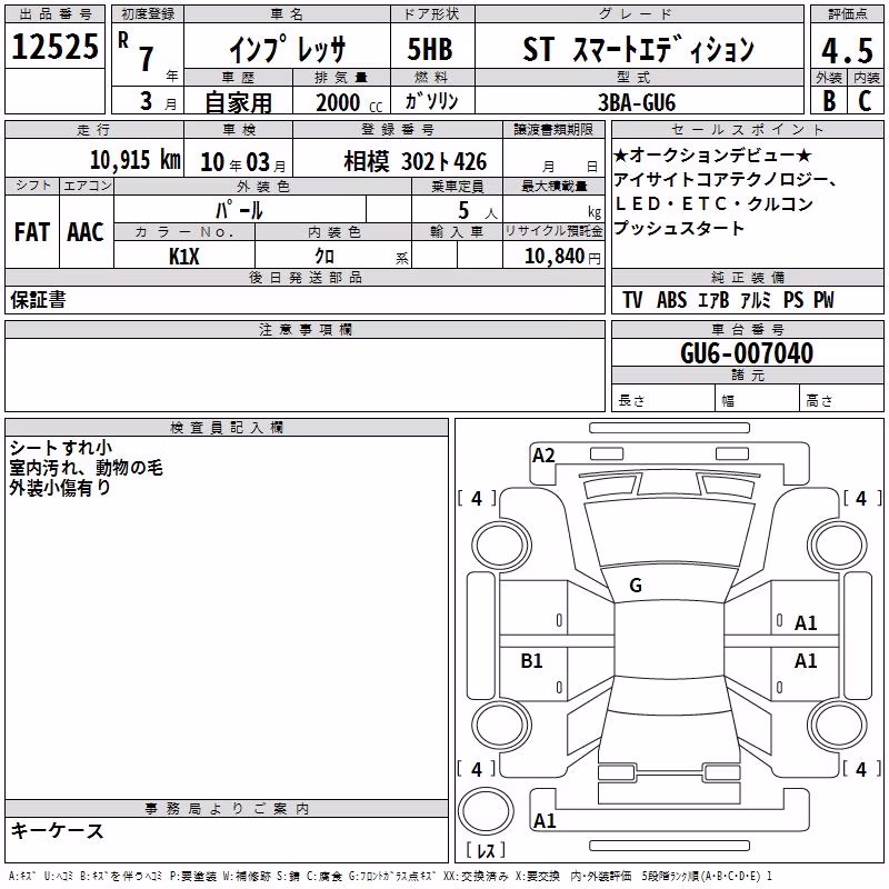 SUBARU IMPREZA