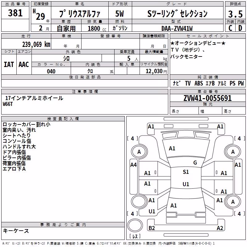 TOYOTA PRIUS ALPHA
