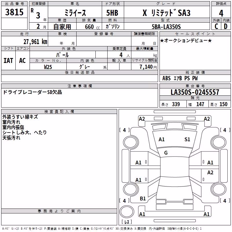 DAIHATSU MIRA E:S