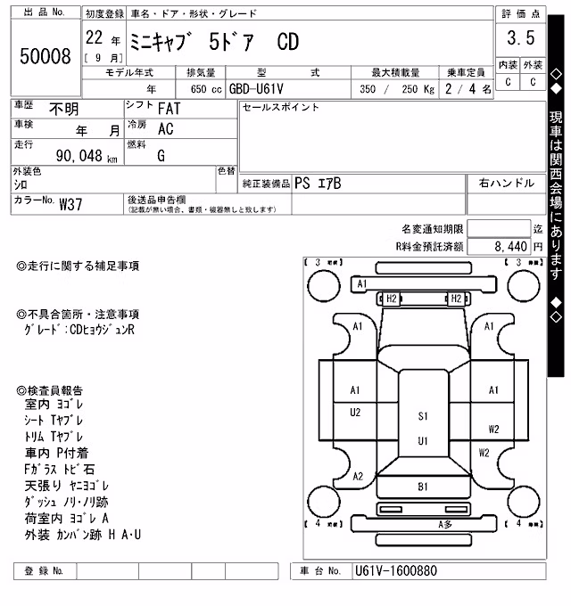 MITSUBISHI MINICAB