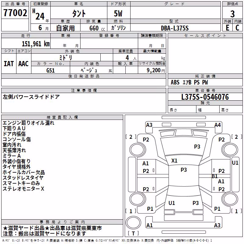 DAIHATSU TANTO
