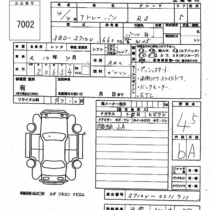 DAIHATSU ATRAI