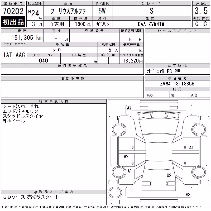 TOYOTA PRIUS ALPHA