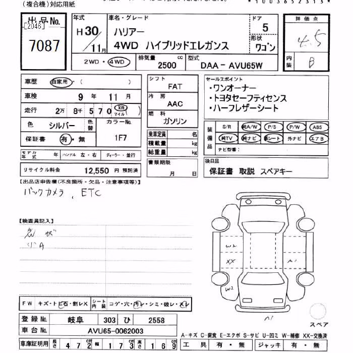 TOYOTA HARRIER