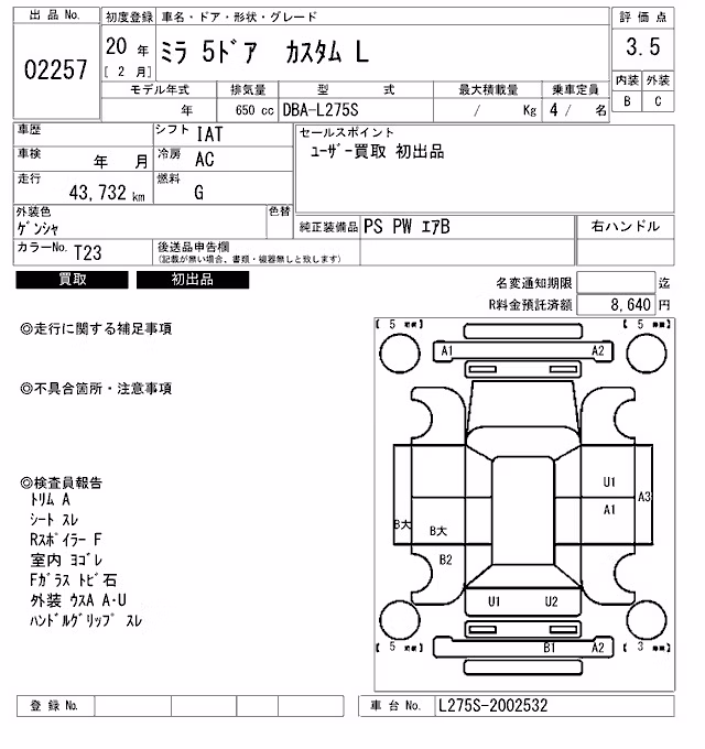 DAIHATSU MIRA