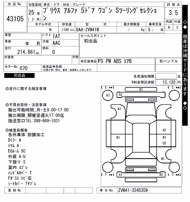TOYOTA PRIUS ALPHA