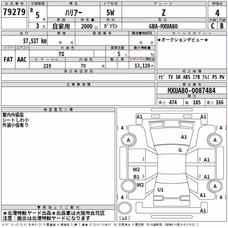 TOYOTA HARRIER