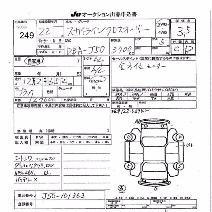 NISSAN SKYLINE CROSSOVER