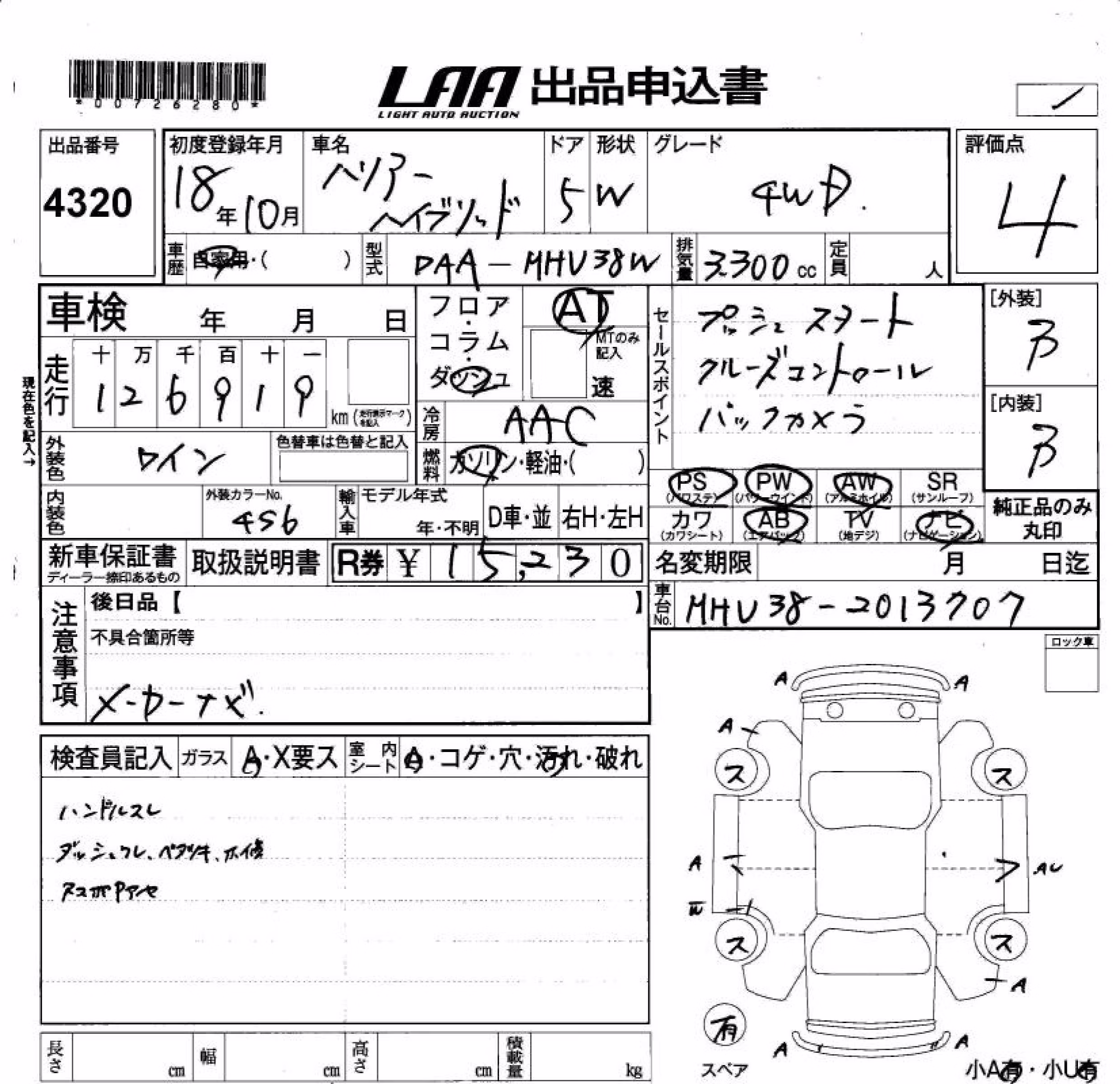 TOYOTA HARRIER
