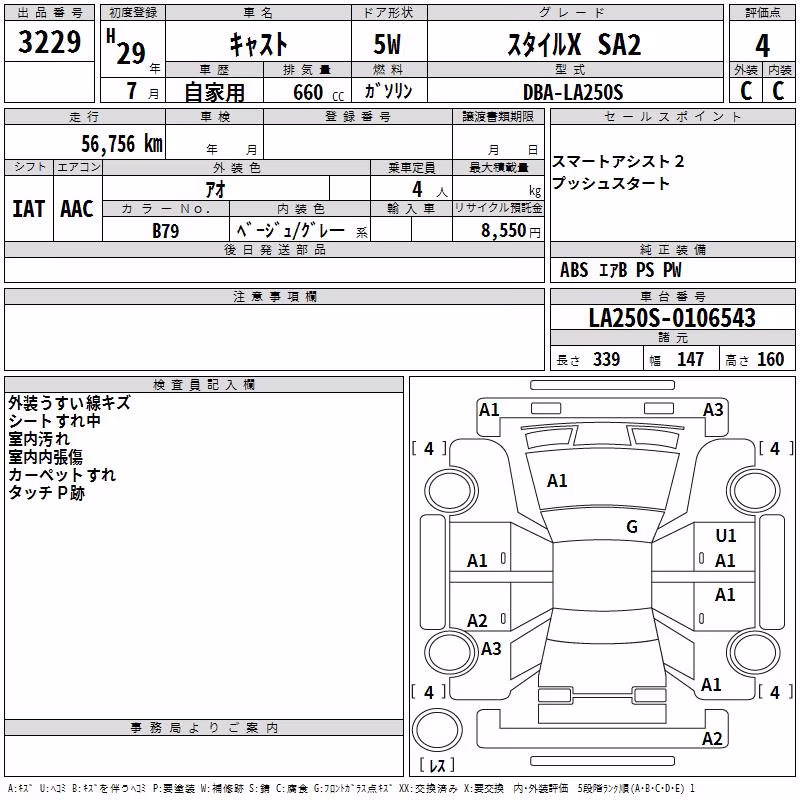DAIHATSU CAST