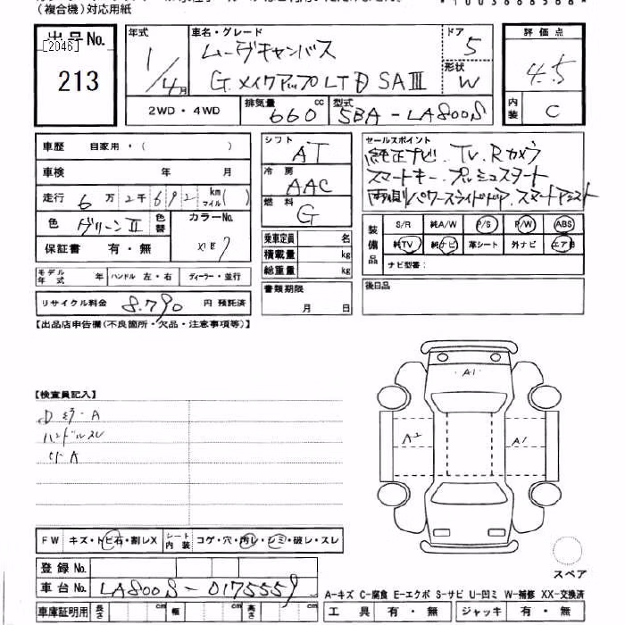 DAIHATSU MOVE CANBUS