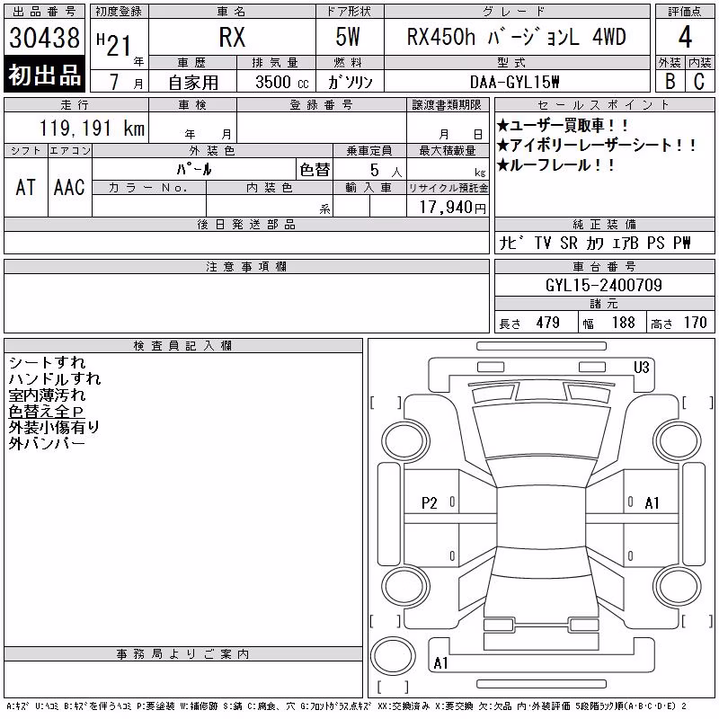 LEXUS RX450H