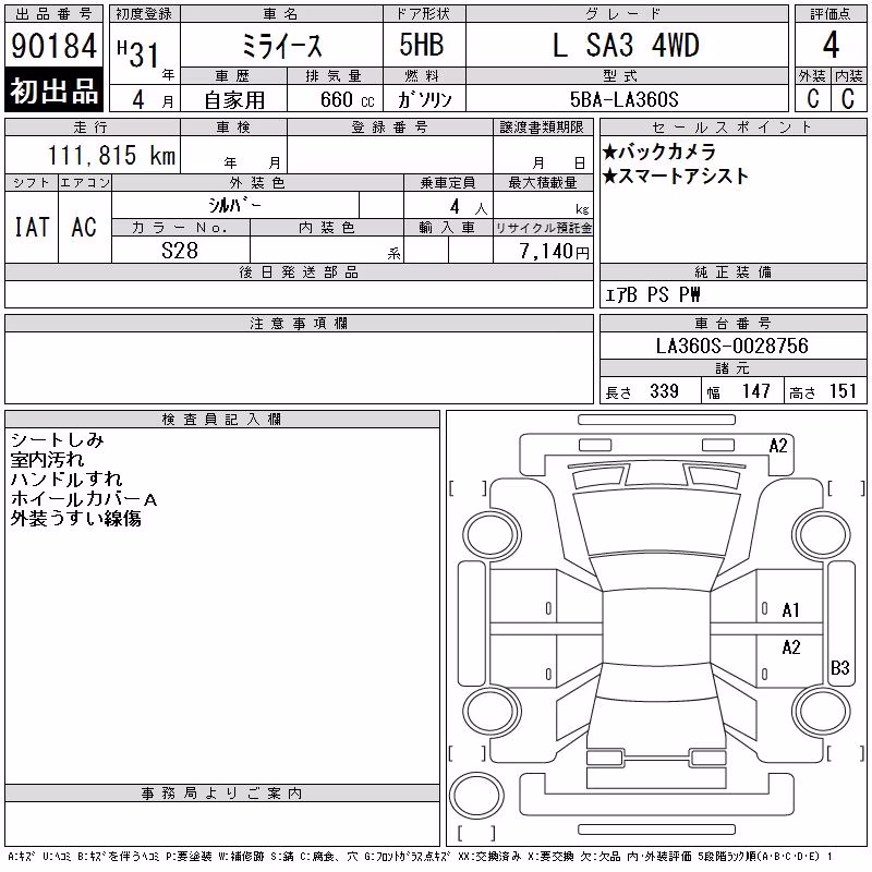 DAIHATSU MIRA E:S
