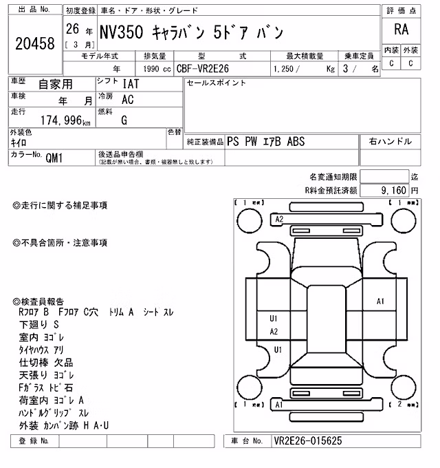 NISSAN NV350 CARAVAN