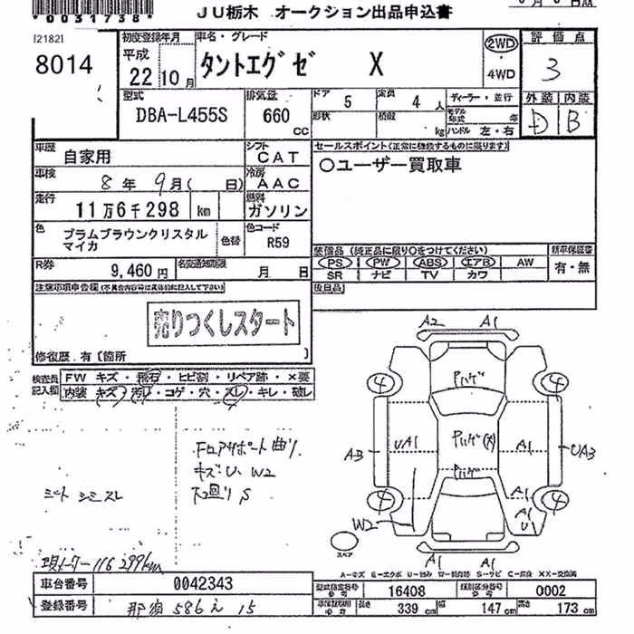 DAIHATSU TANTO EXE