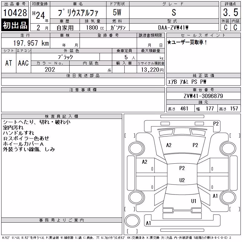 TOYOTA PRIUS ALPHA