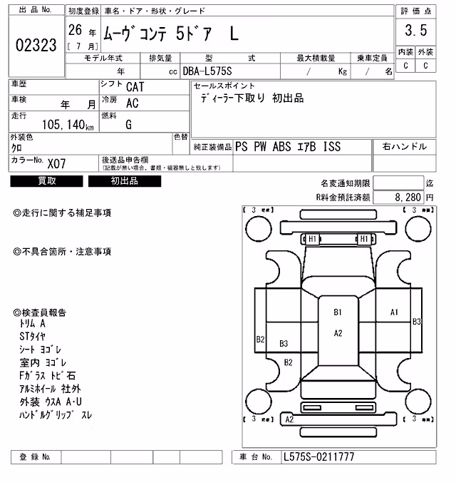 DAIHATSU MOVE CONTE