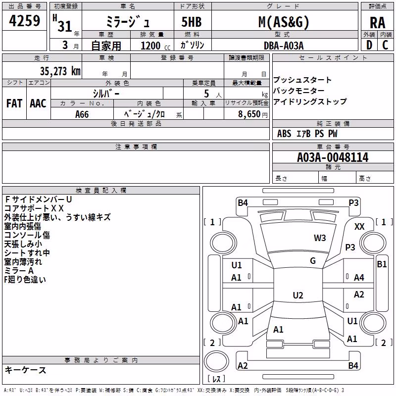 MITSUBISHI MIRAGE