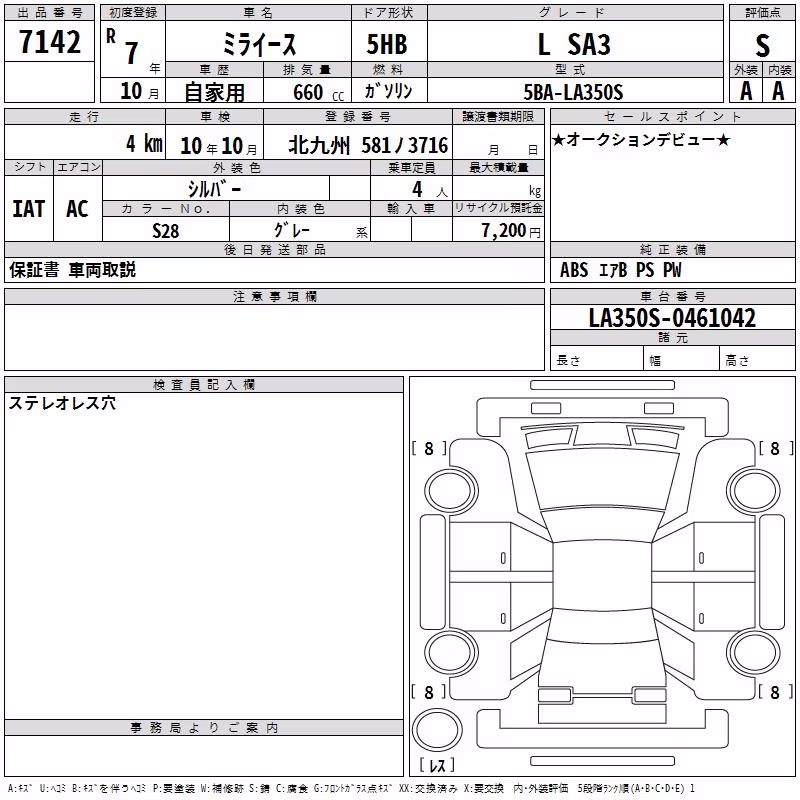 DAIHATSU MIRA E:S